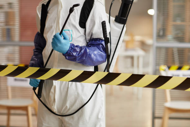 Professional Biohazard Cleanup technician working in Ames, NE